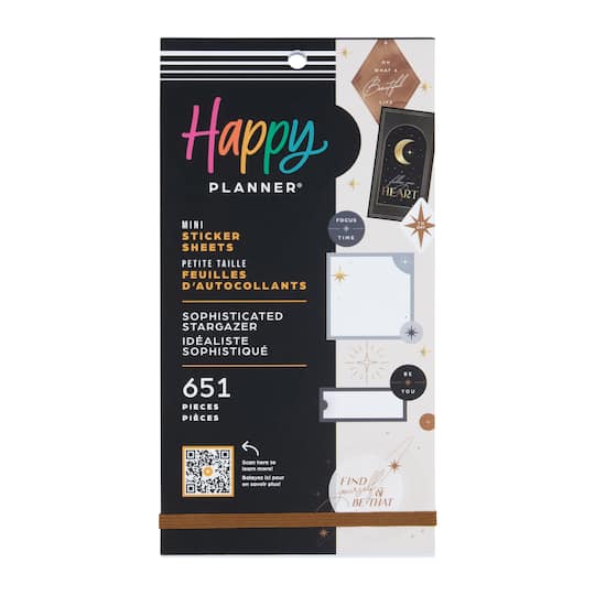 The Mini Happy Planner&#xAE; Sophisticated Stargazer Sticker Book